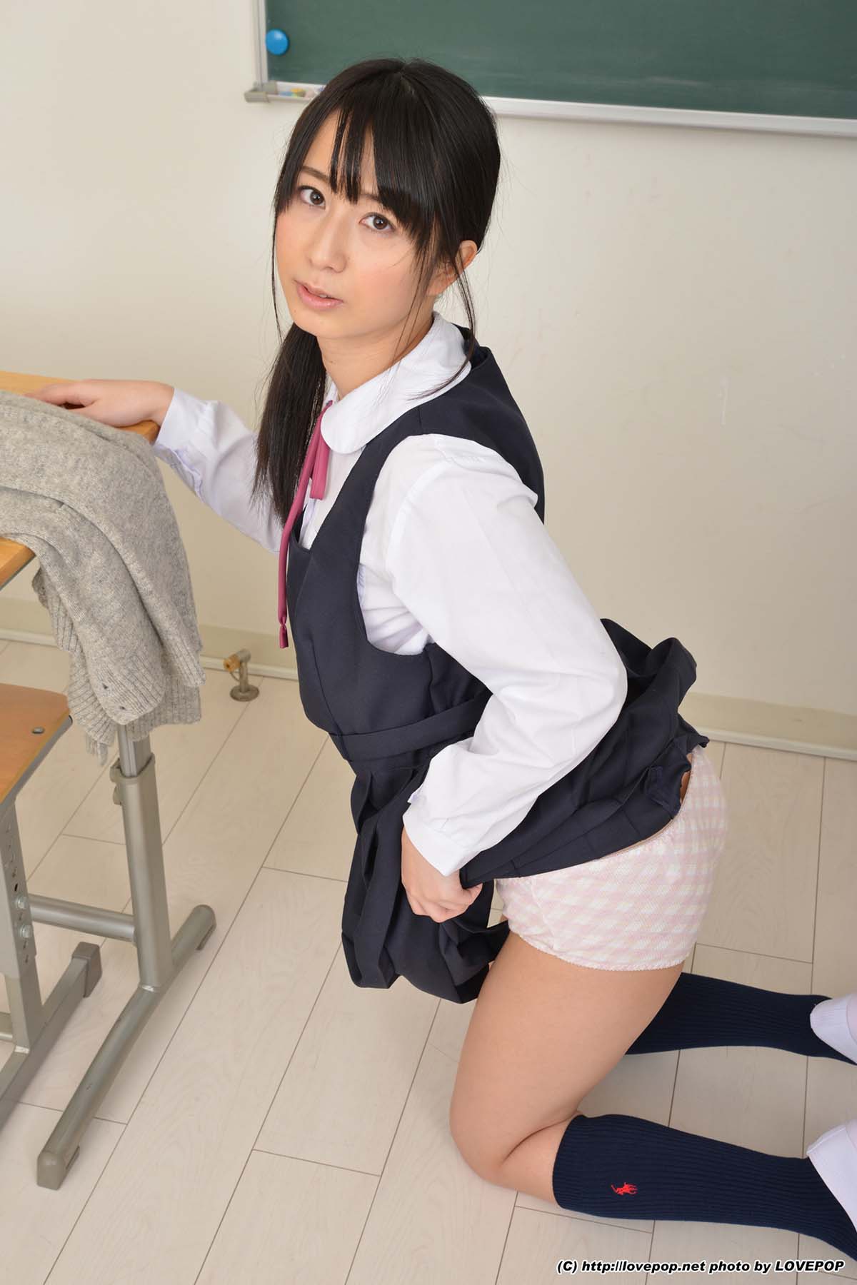 [LOVEPOP]Sora Shiina 泉水蒼空 Shameful lady ! Uniform – PPV LOVEPOP-第1张