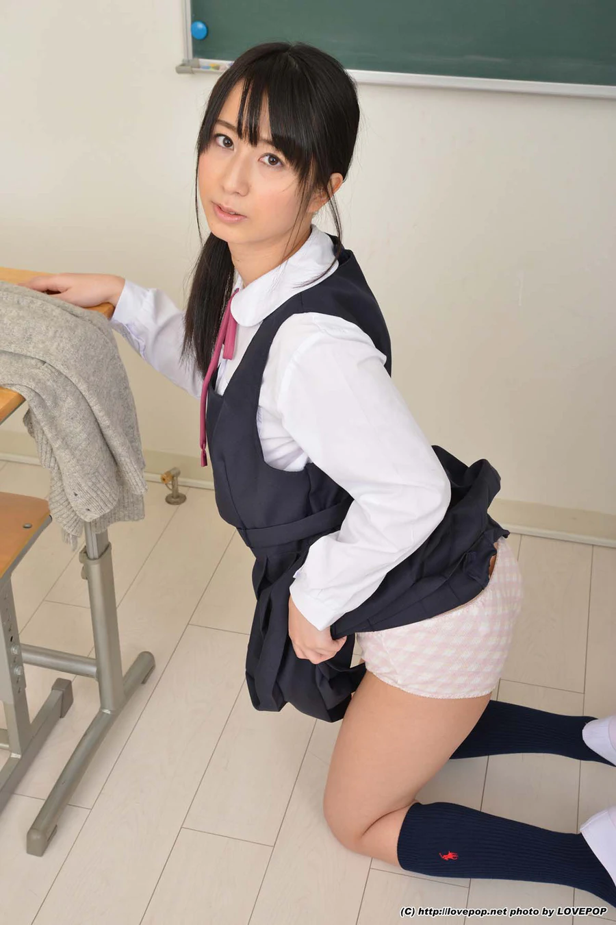 [LOVEPOP]Sora Shiina 泉水蒼空 Shameful lady ! Uniform – PPV LOVEPOP-第1张