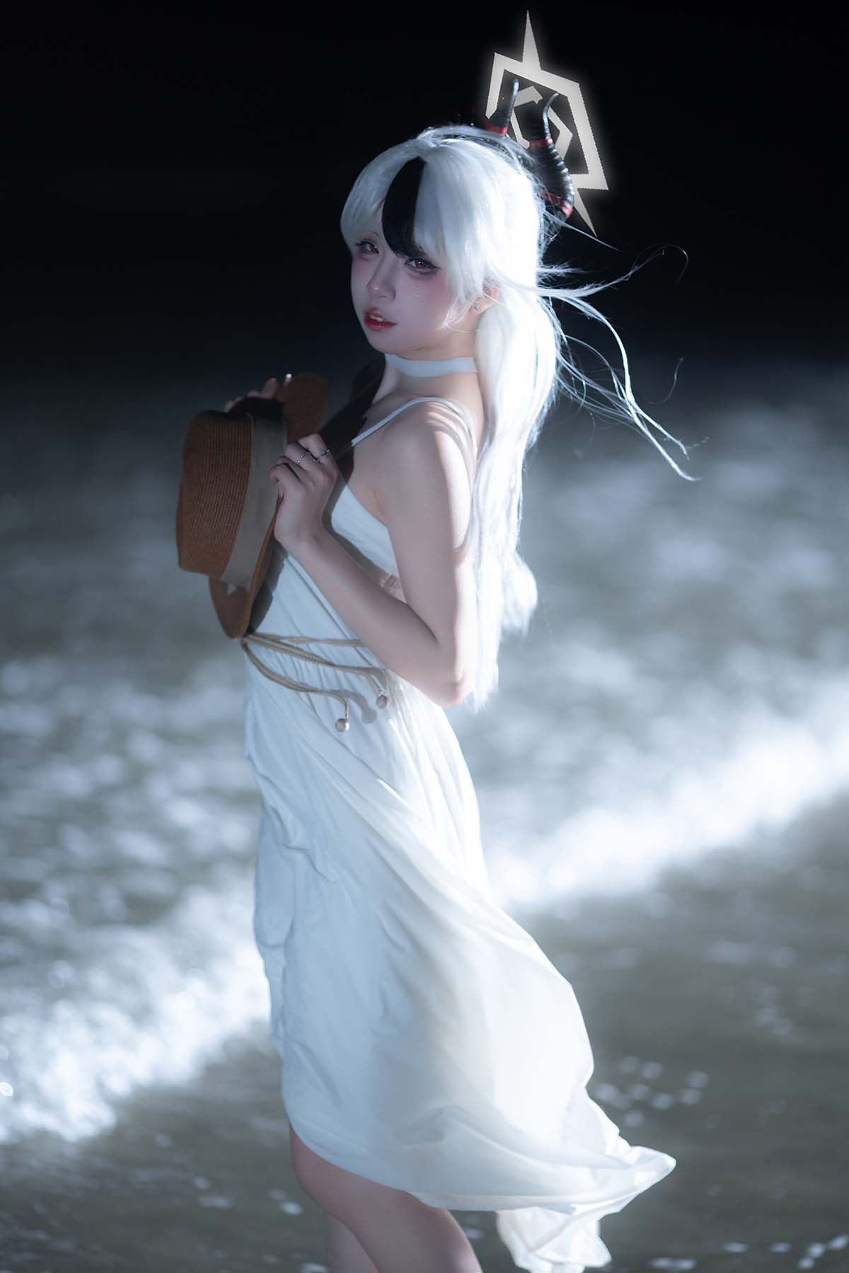 纸悦Etsu_ko – 加代子白裙 Cosplay-第1张