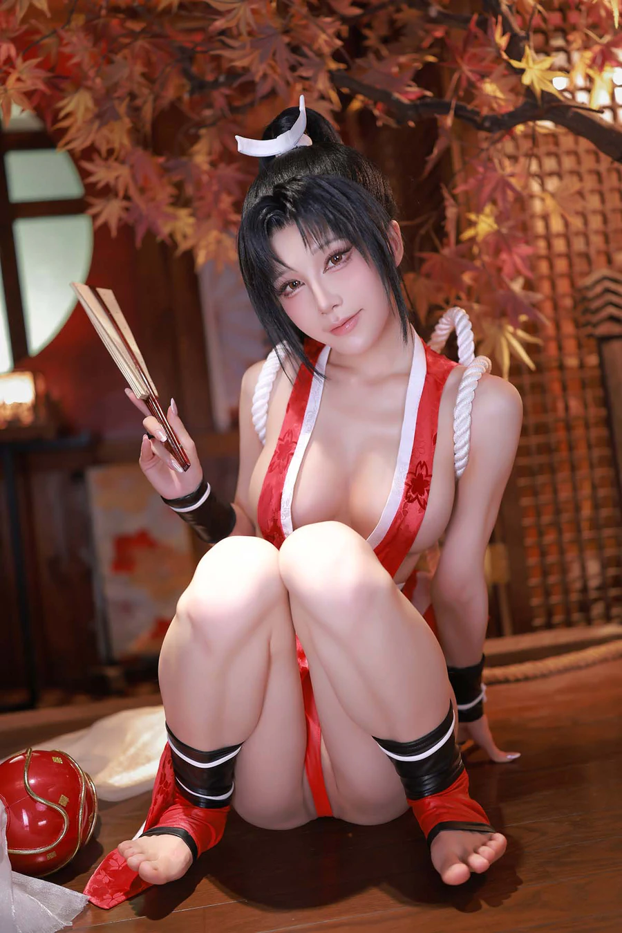 水淼aqua – 不知火舞 Cosplay-第1张