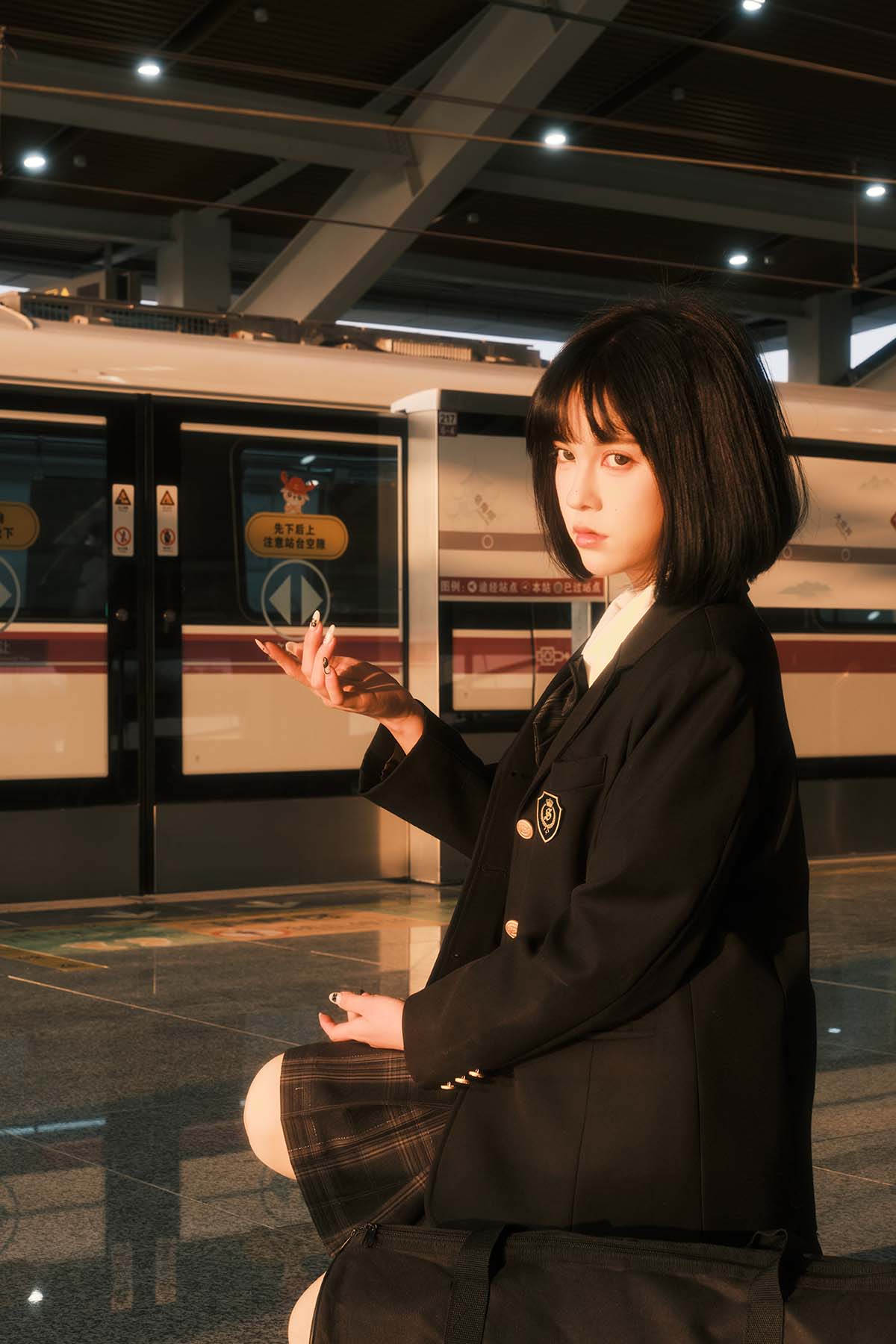 [YITUYU艺图语]2025.03.05 地铁少女 悲伤薯条555 YITUYU艺图语-第2张