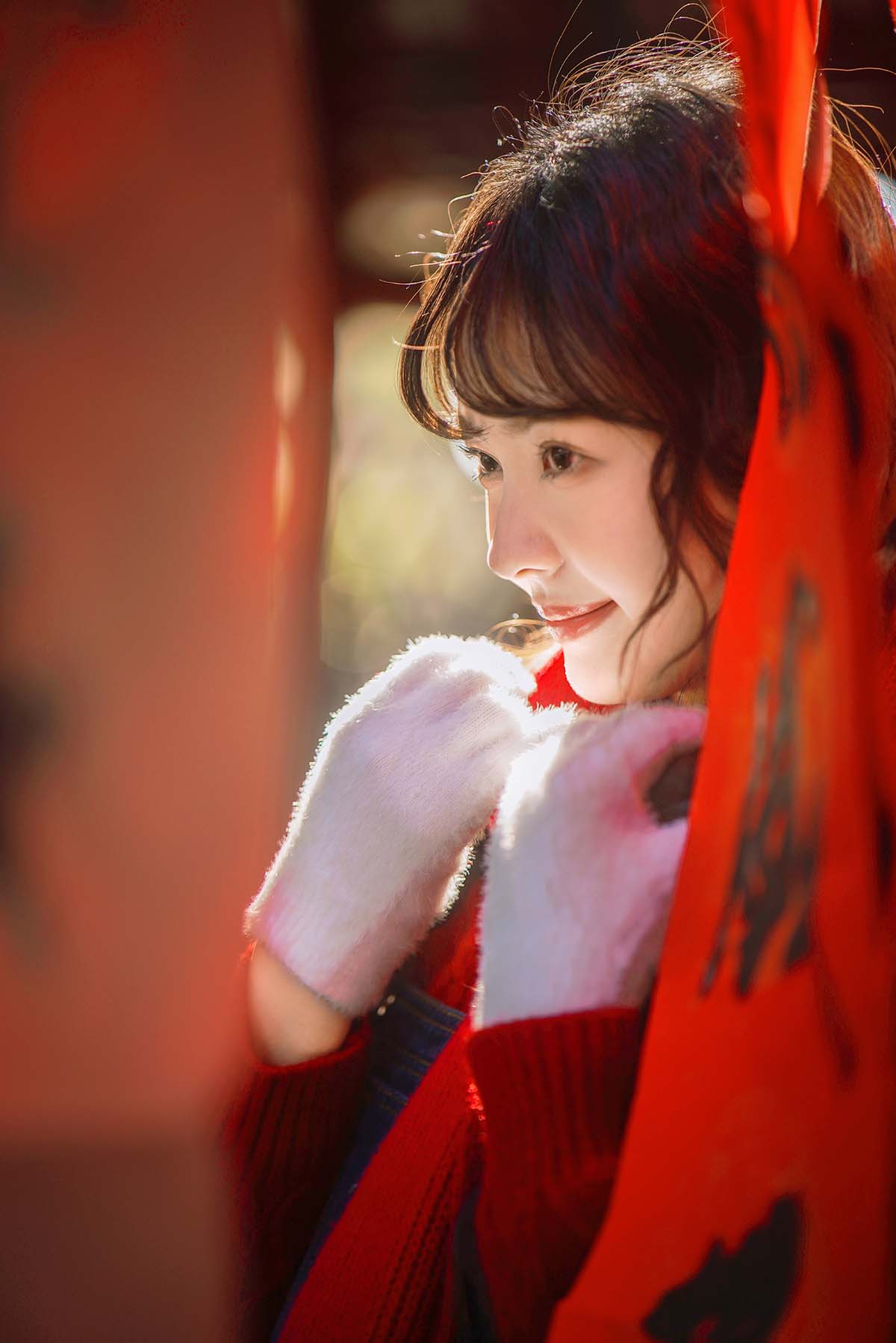 [YITUYU艺图语]2025.03.09 岁华新启，墨韵红墙间的少女绮梦 黛汐 YITUYU艺图语-第2张