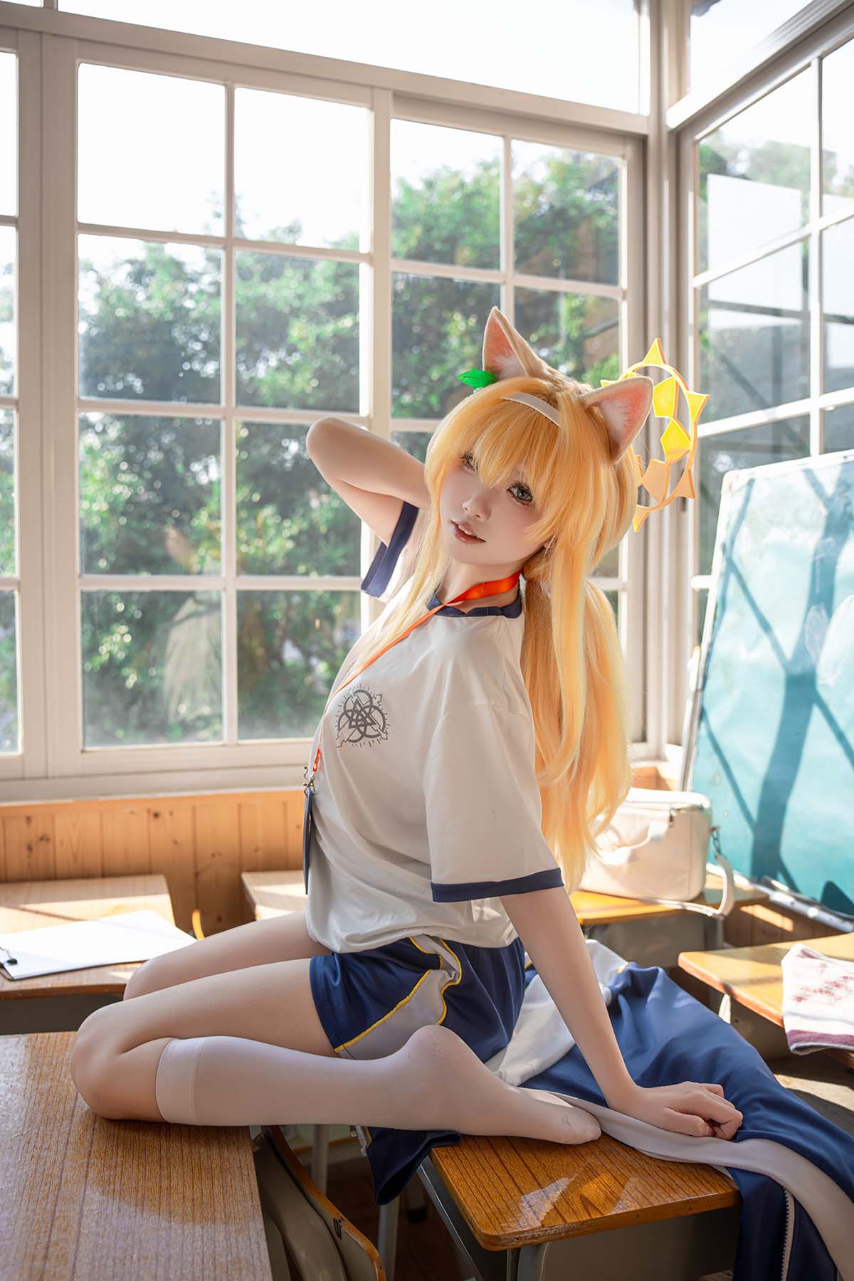纸悦Etsu_ko – 玛丽体操服 Cosplay-第1张
