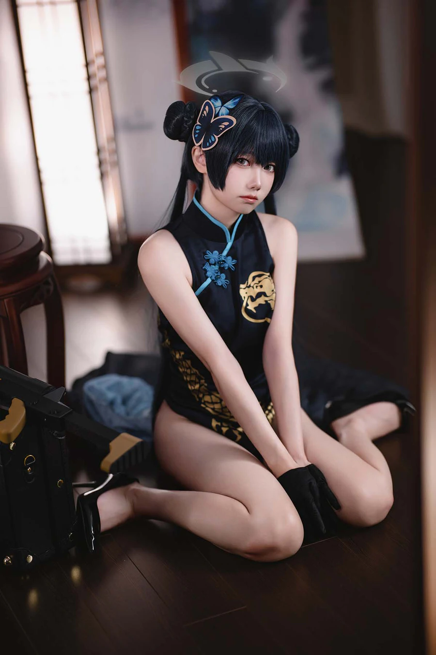 小木曾AYA – 蔚蓝档案 妃咲 Cosplay-第1张