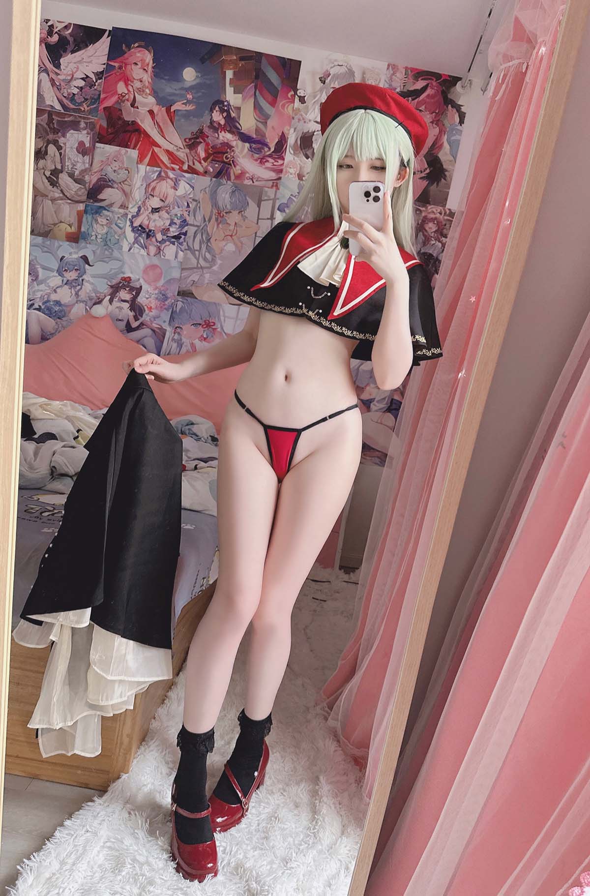习呆呆 – 若葉睦 Cosplay-第1张