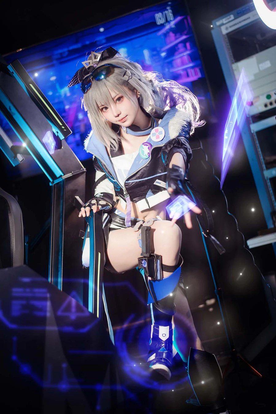 花柒Hana – 崩坏：星穹铁道 银狼 Cosplay-第1张