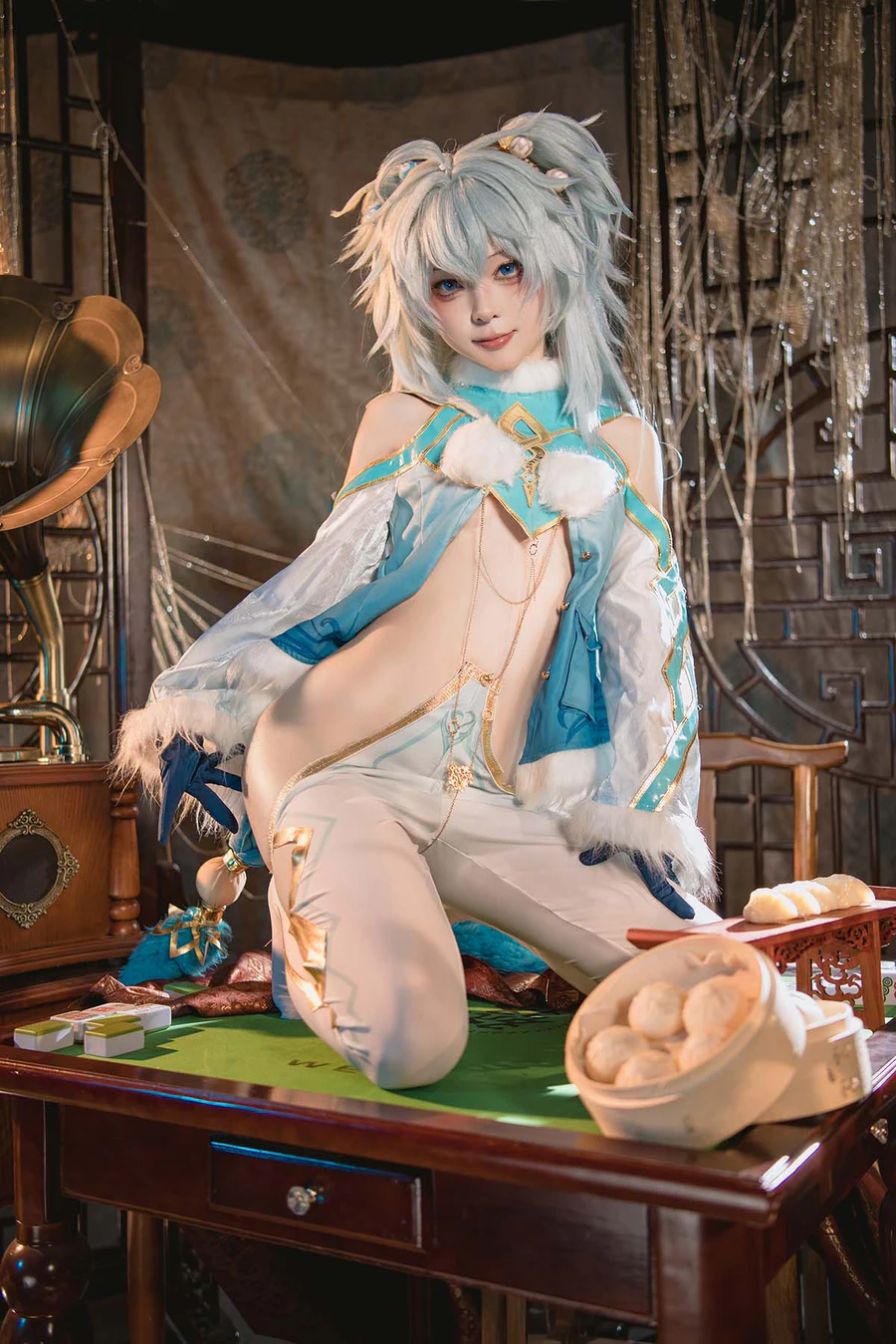 矢量鱼 – 少女前线云图计划 芙洛伦 Cosplay-第1张