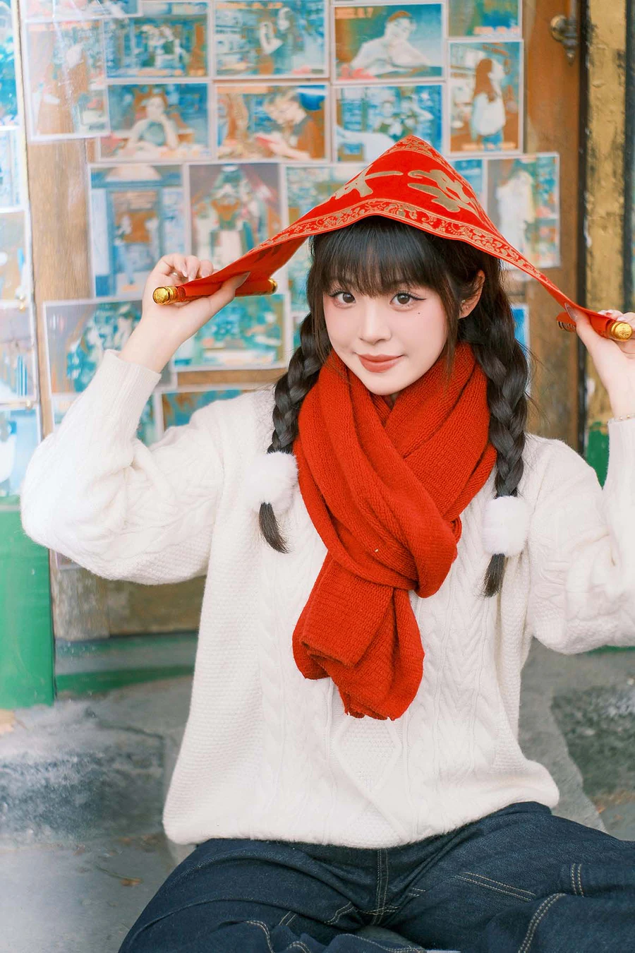 [YITUYU艺图语]2025.03.21 去老街拍一拍新年照 赛西西莉吗 YITUYU艺图语-第2张