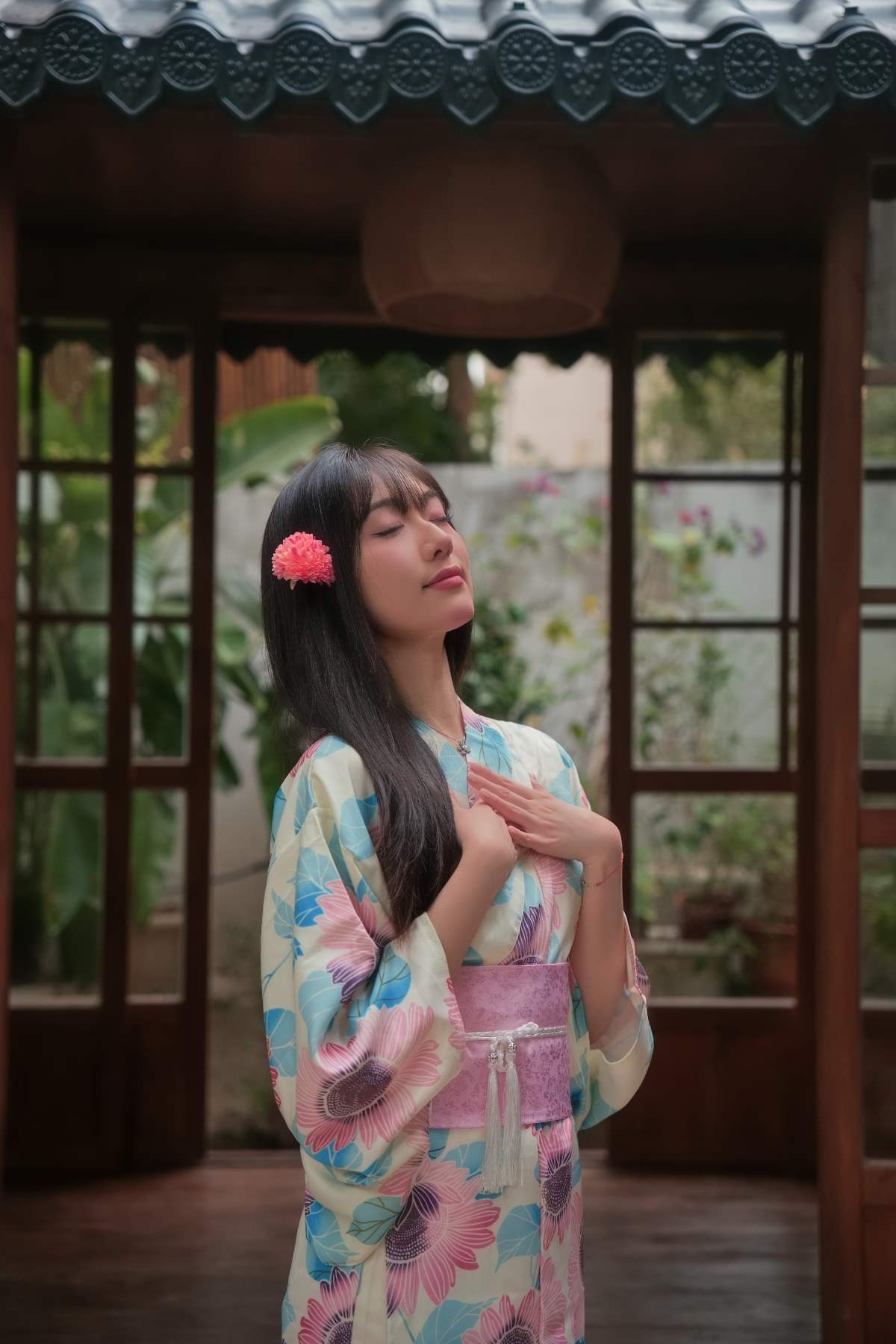 [YITUYU艺图语]2025.03.26 和服少女的日系松弛感瞬间 KK YITUYU艺图语-第1张