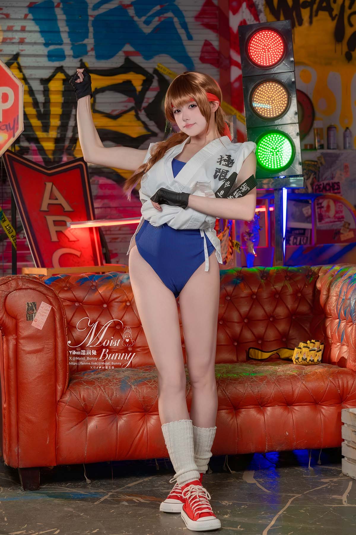 咬一口兔娘 – 拳皇 坂崎百合 Cosplay-第1张