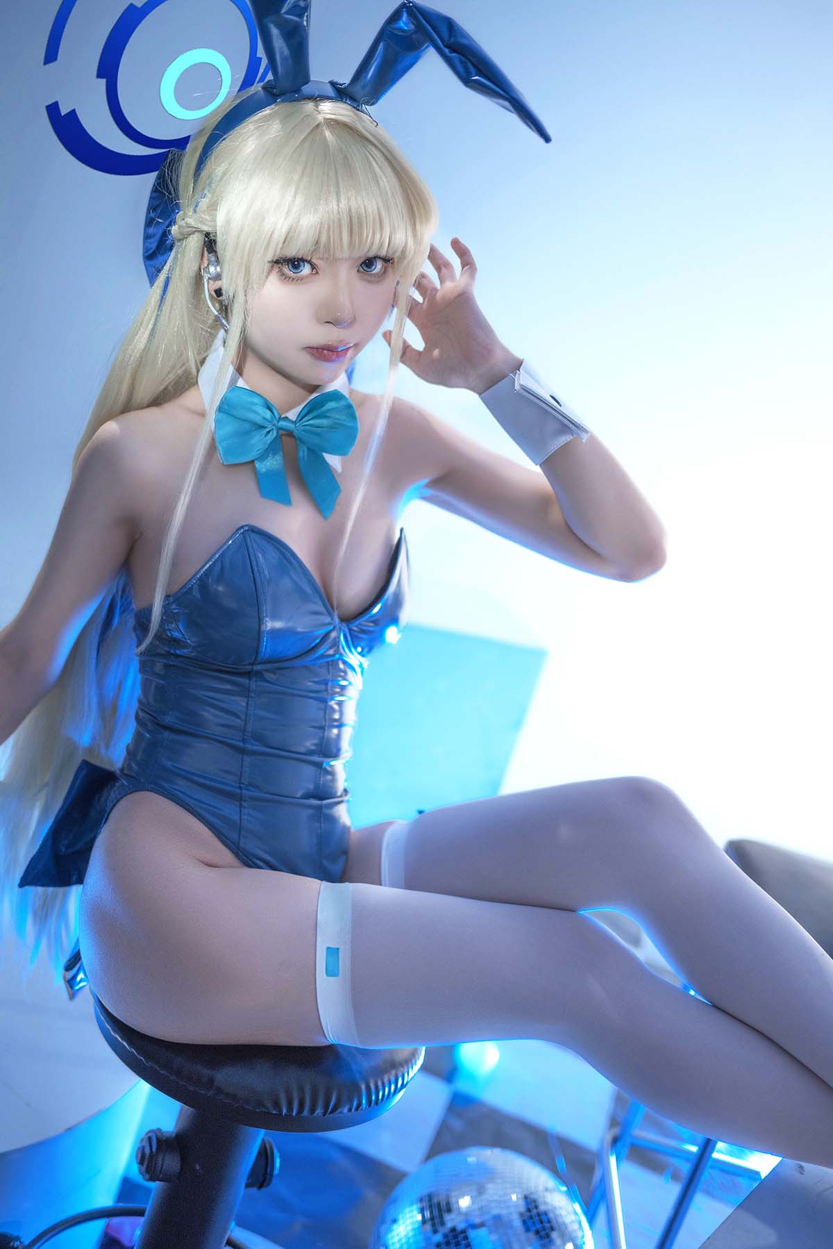 矢量鱼 – 时兔女郎 Cosplay-第1张