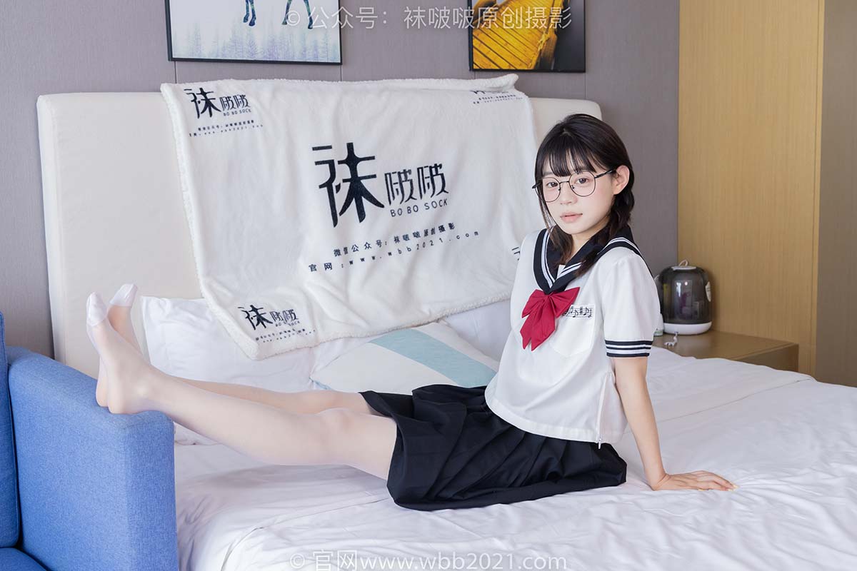 [BoBoSocks袜啵啵]NO.548 糯米-运动鞋、堆堆袜套、薄白丝、jk制服 BoBoSocks袜啵啵-第2张