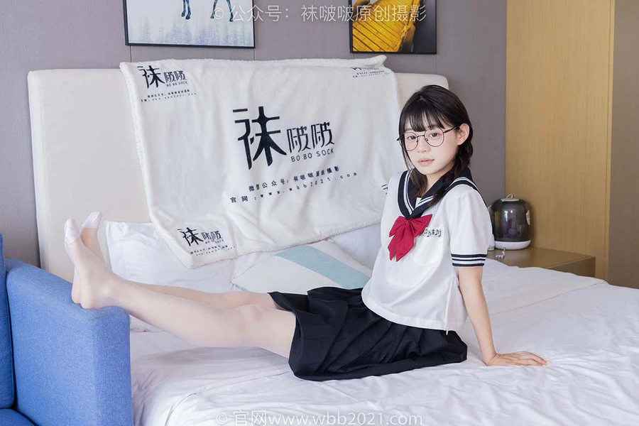 [BoBoSocks袜啵啵]NO.548 糯米-运动鞋、堆堆袜套、薄白丝、jk制服 BoBoSocks袜啵啵-第2张