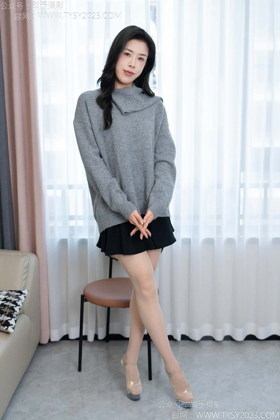 甜予摄影 NO.178 咖啡豆-高跟鞋、薄肉丝 TYSY甜予摄影-第1张