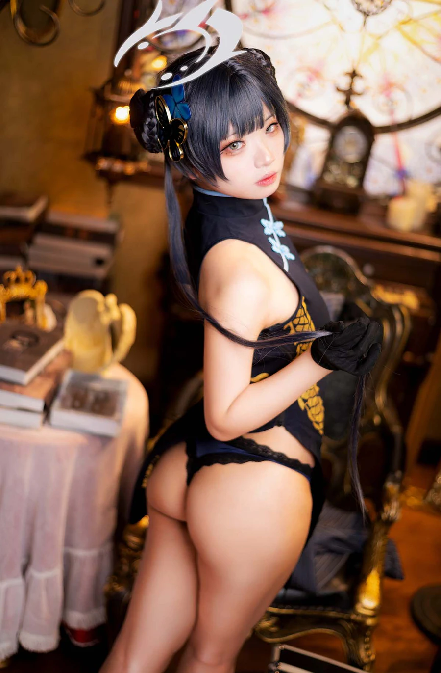 伊喵君 – 蔚蓝档案妃咲 Cosplay-第1张