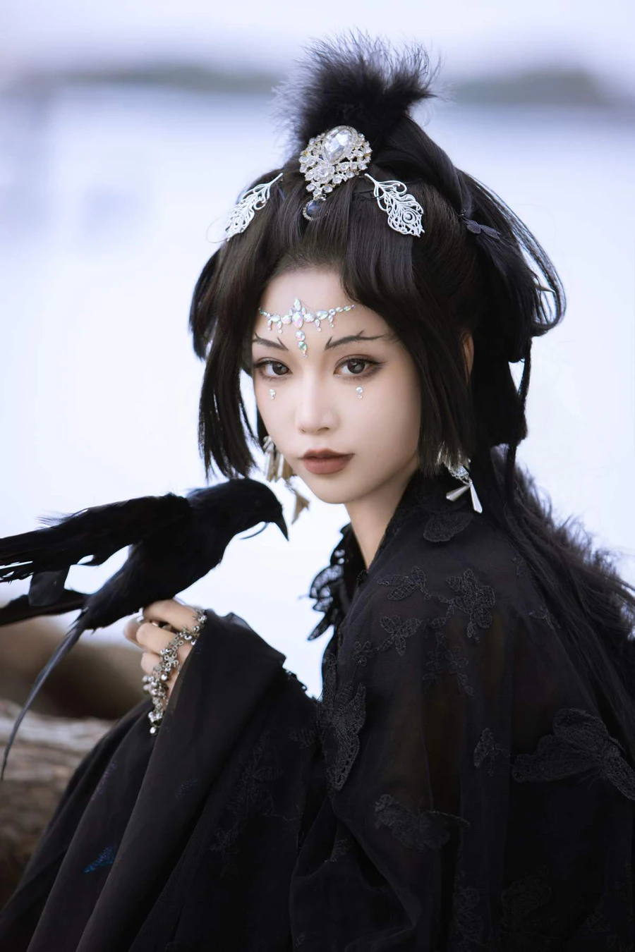 [YITUYU艺图语]2025.04.09 乌鸦拟人 晚晚 YITUYU艺图语-第2张