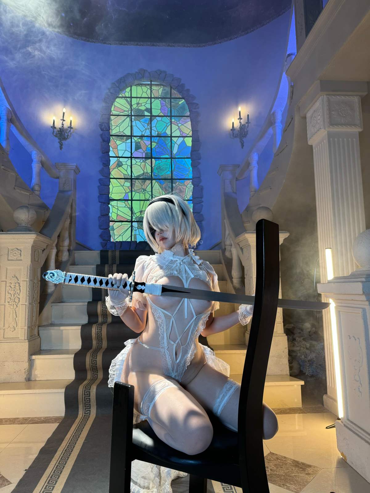 阿薰kaOri – 2B白花嫁 Cosplay-第1张