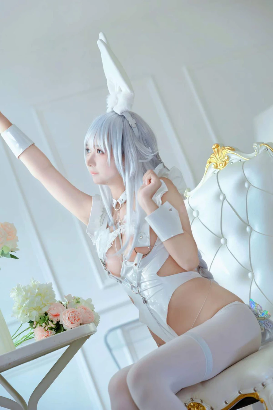 喜欢爱理吗 – 碧蓝航线 恶毒 白兔 Cosplay-第1张