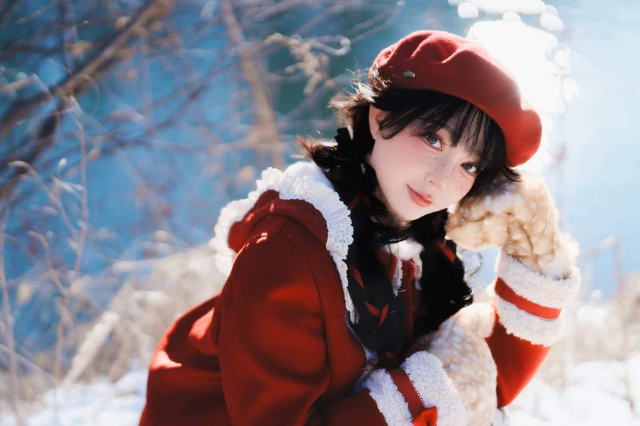 [YITUYU艺图语]2025.04.17 雪地里的小红帽 Disexi思宁 YITUYU艺图语-第2张