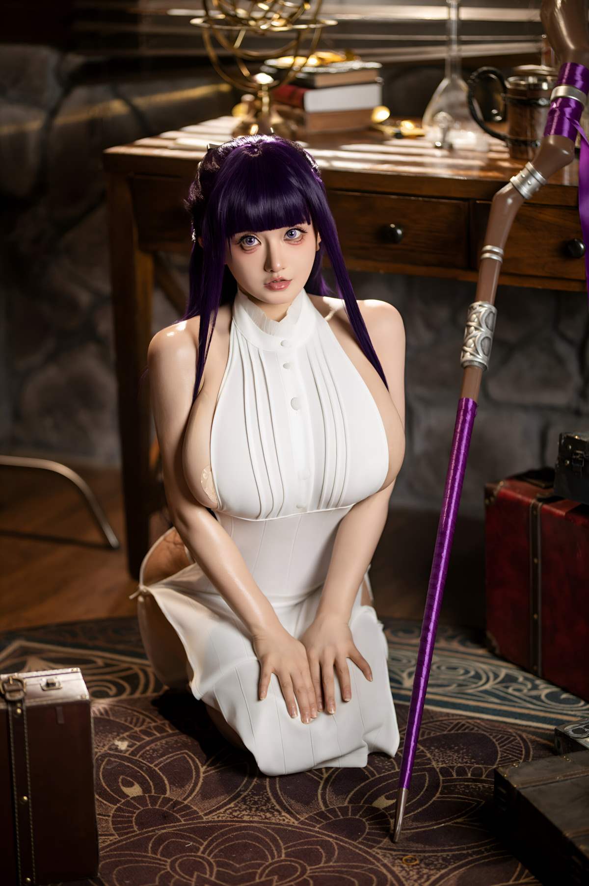 虎牙古阿扎 – 菲伦 Cosplay-第1张