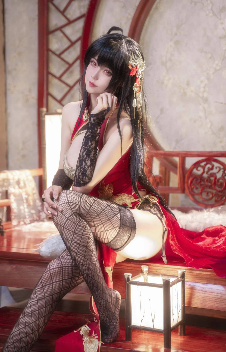Seya-狮砸 – 碧蓝航线 大凤 旗袍 Cosplay-第1张