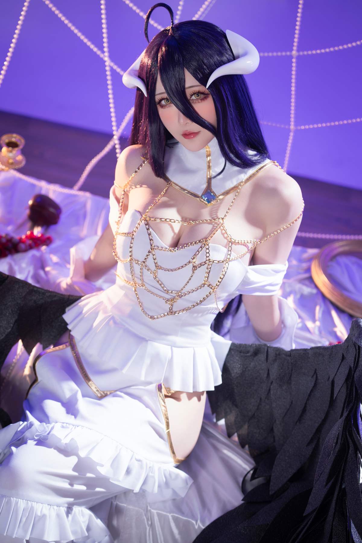星之迟迟 – Overlord 雅儿贝德 Cosplay-第1张