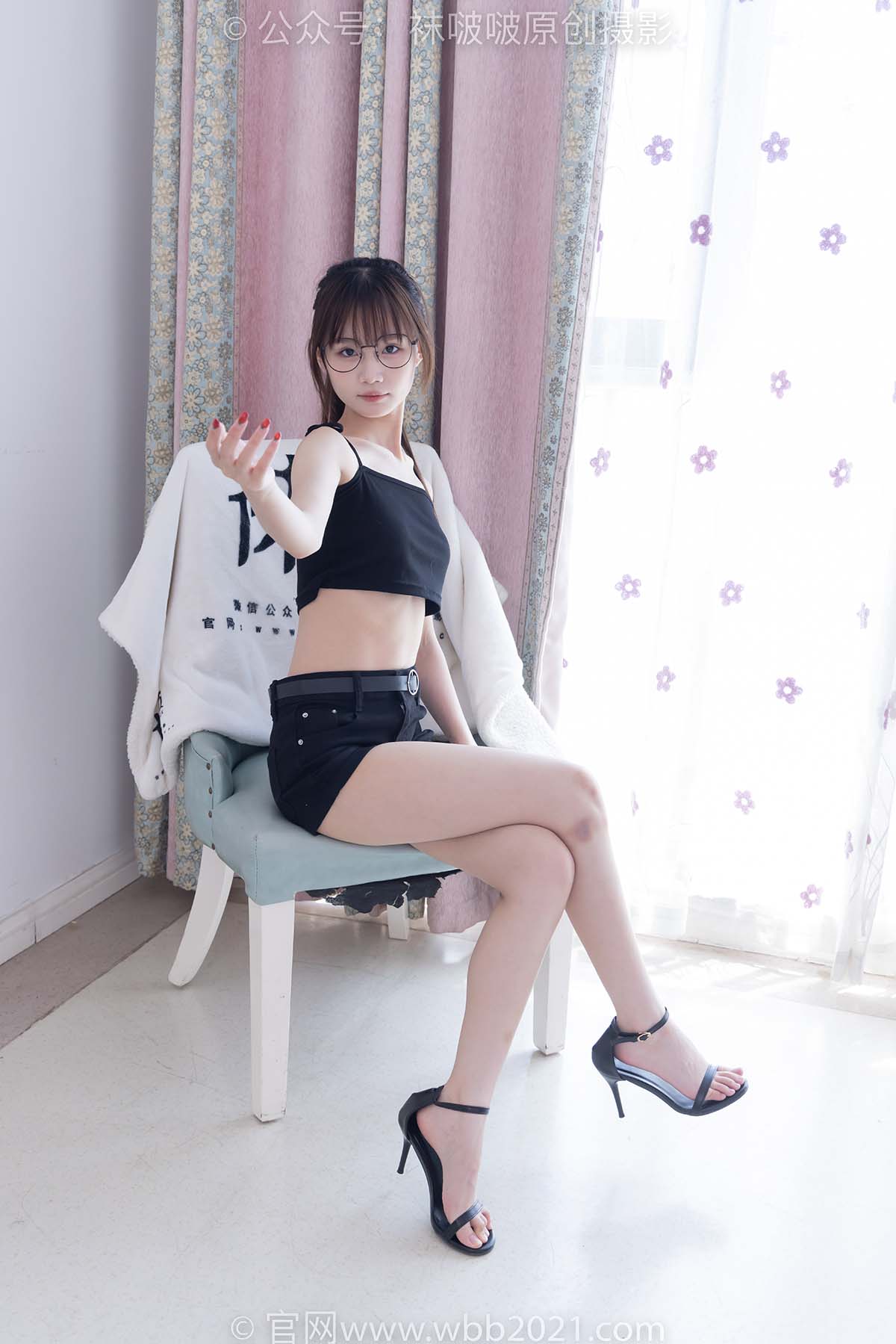 [BoBoSocks袜啵啵]NO.565 甜甜圈-高跟鞋、薄黑丝 BoBoSocks袜啵啵-第1张