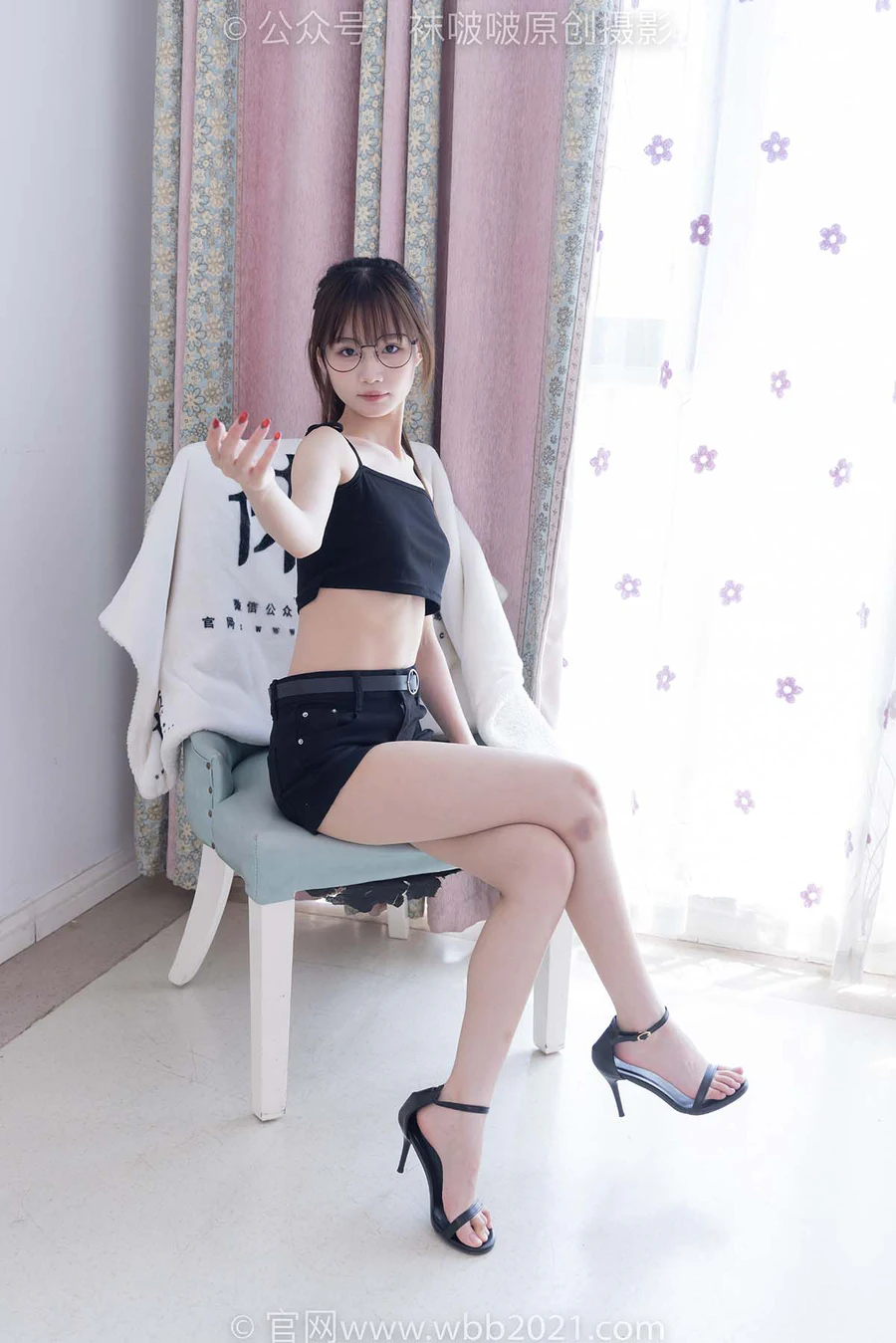 [BoBoSocks袜啵啵]NO.565 甜甜圈-高跟鞋、薄黑丝 BoBoSocks袜啵啵-第1张