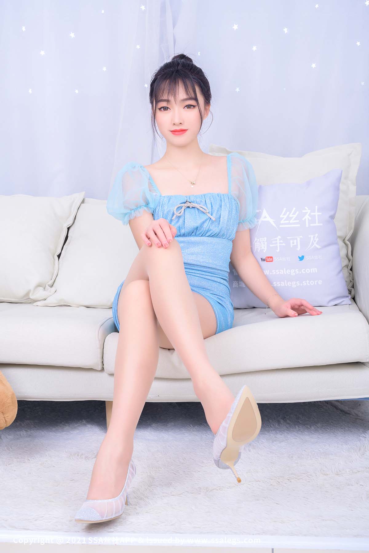 [SSA丝社]超清写真 NO.808 模特思甜的绫丝袜美脚（上） SSA丝社超清-第1张