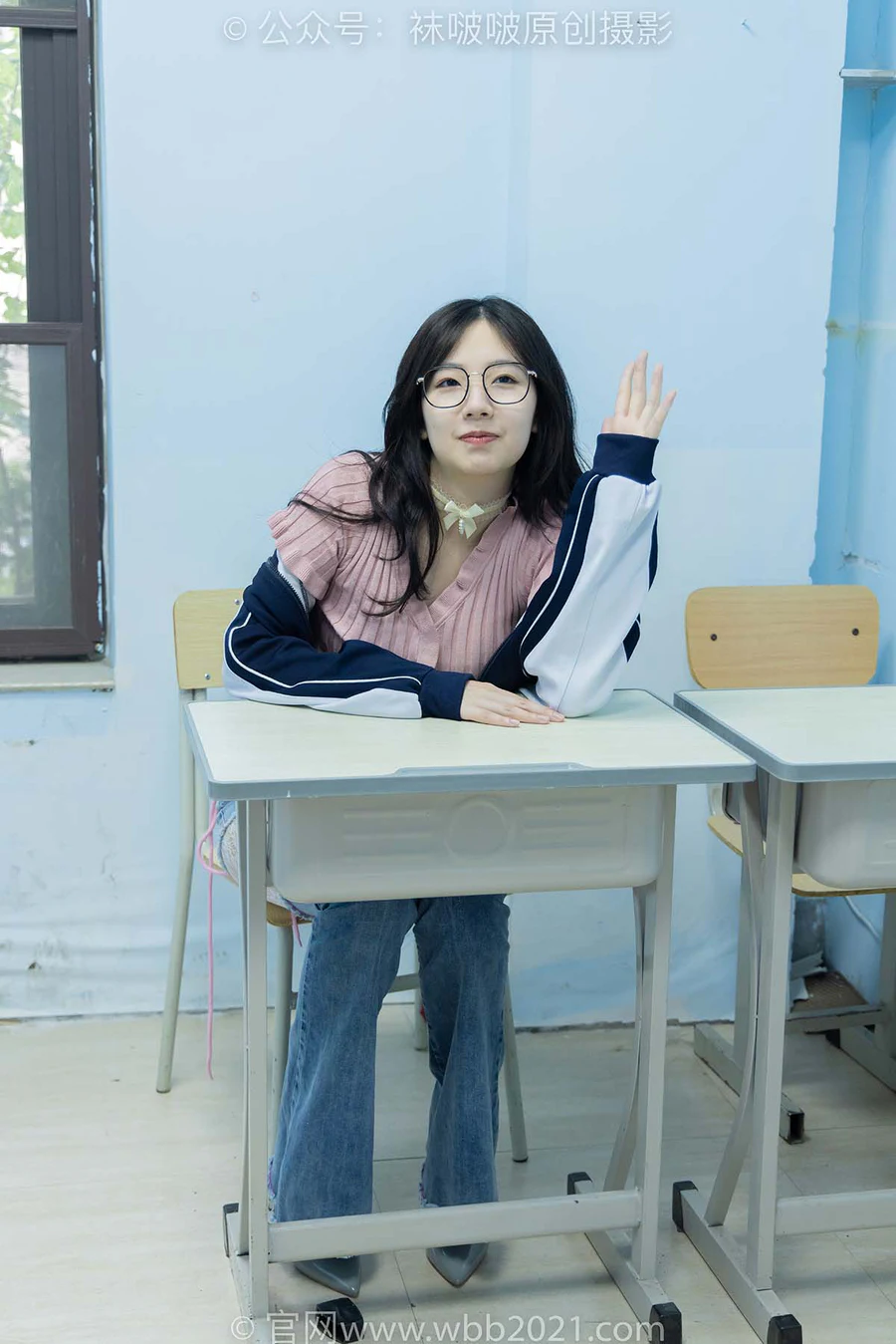 [BoBoSocks袜啵啵]NO.566 小甜豆-高跟鞋、板鞋、白网袜、白蕾丝袜、校服 BoBoSocks袜啵啵-第2张