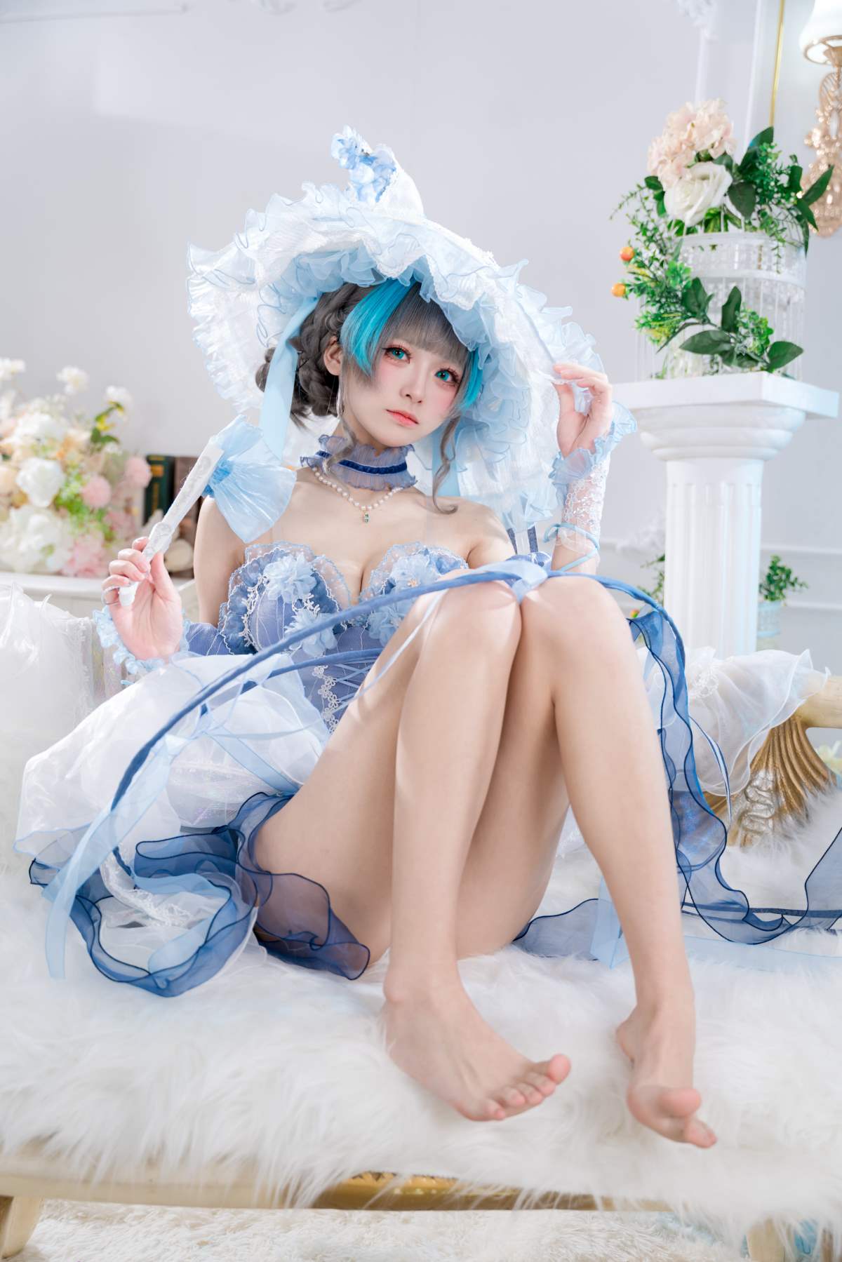 九柒喵 – 柴郡冰雪 Cosplay-第1张