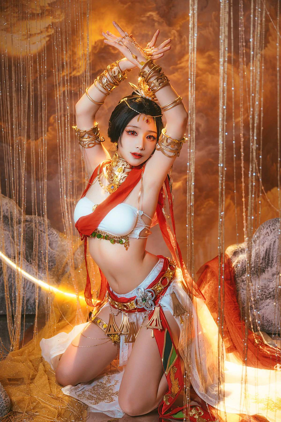 幼愛youmeko – 飞天舞姬 Cosplay-第1张