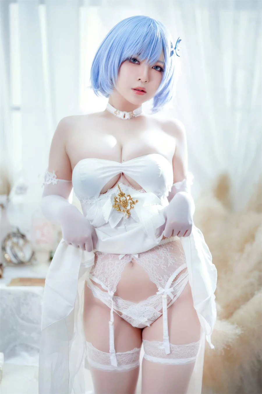 半半子 – 碧蓝航线 恰巴耶夫 白骑兵的旋律 礼服 Cosplay-第1张