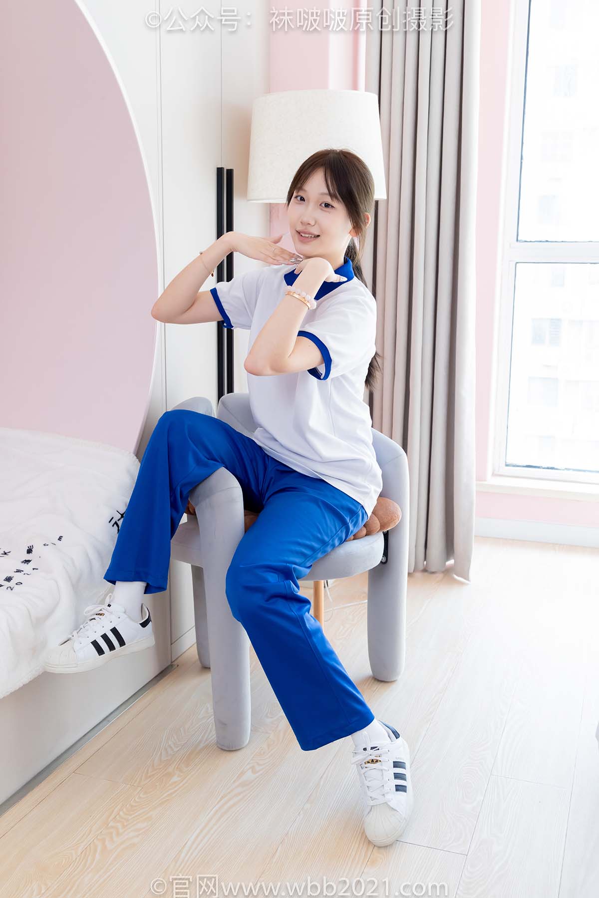 [BoBoSocks袜啵啵]NO.569 香菜-校服、板鞋、白棉袜、薄肉丝 BoBoSocks袜啵啵-第1张
