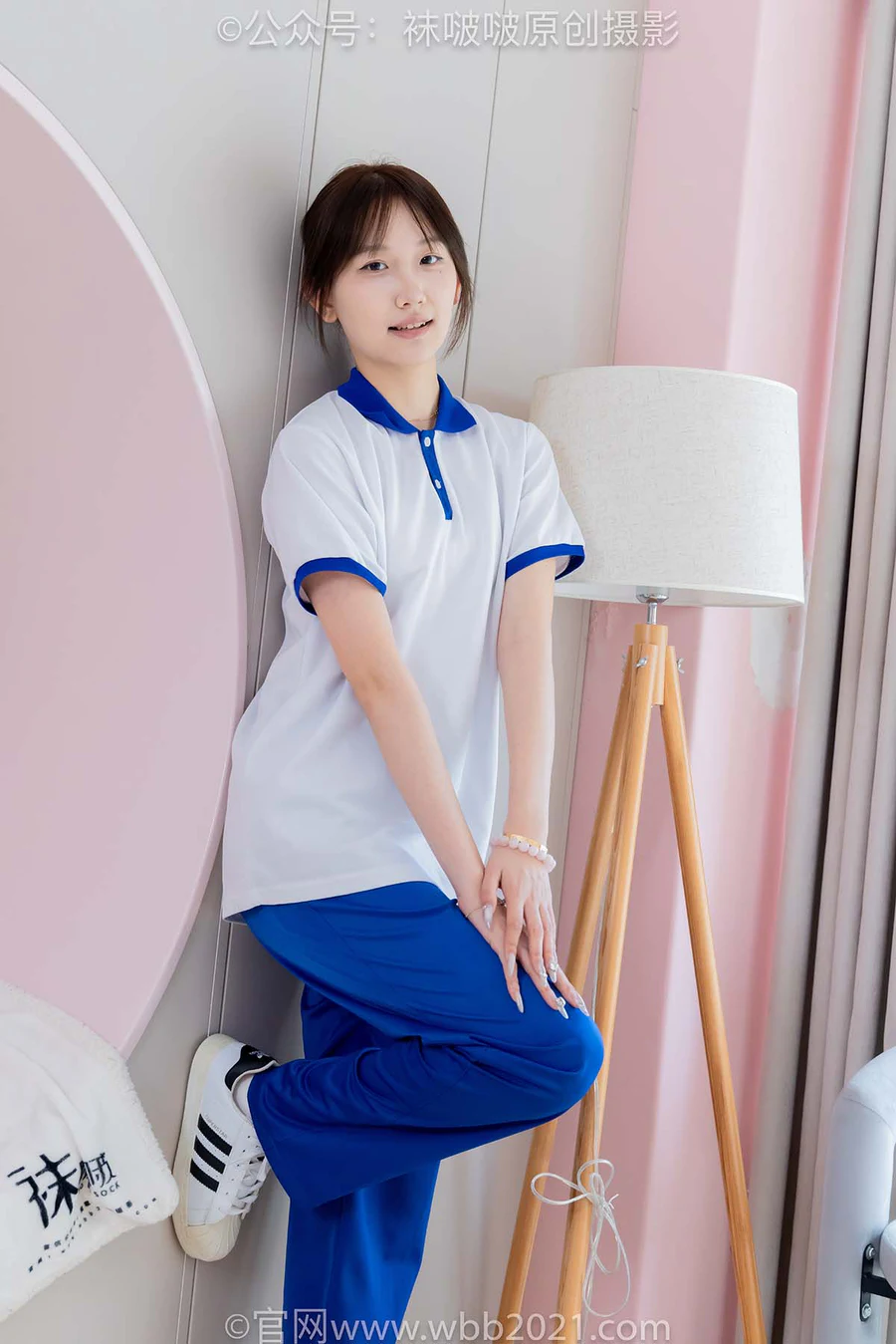 [BoBoSocks袜啵啵]NO.569 香菜-校服、板鞋、白棉袜、薄肉丝 BoBoSocks袜啵啵-第2张