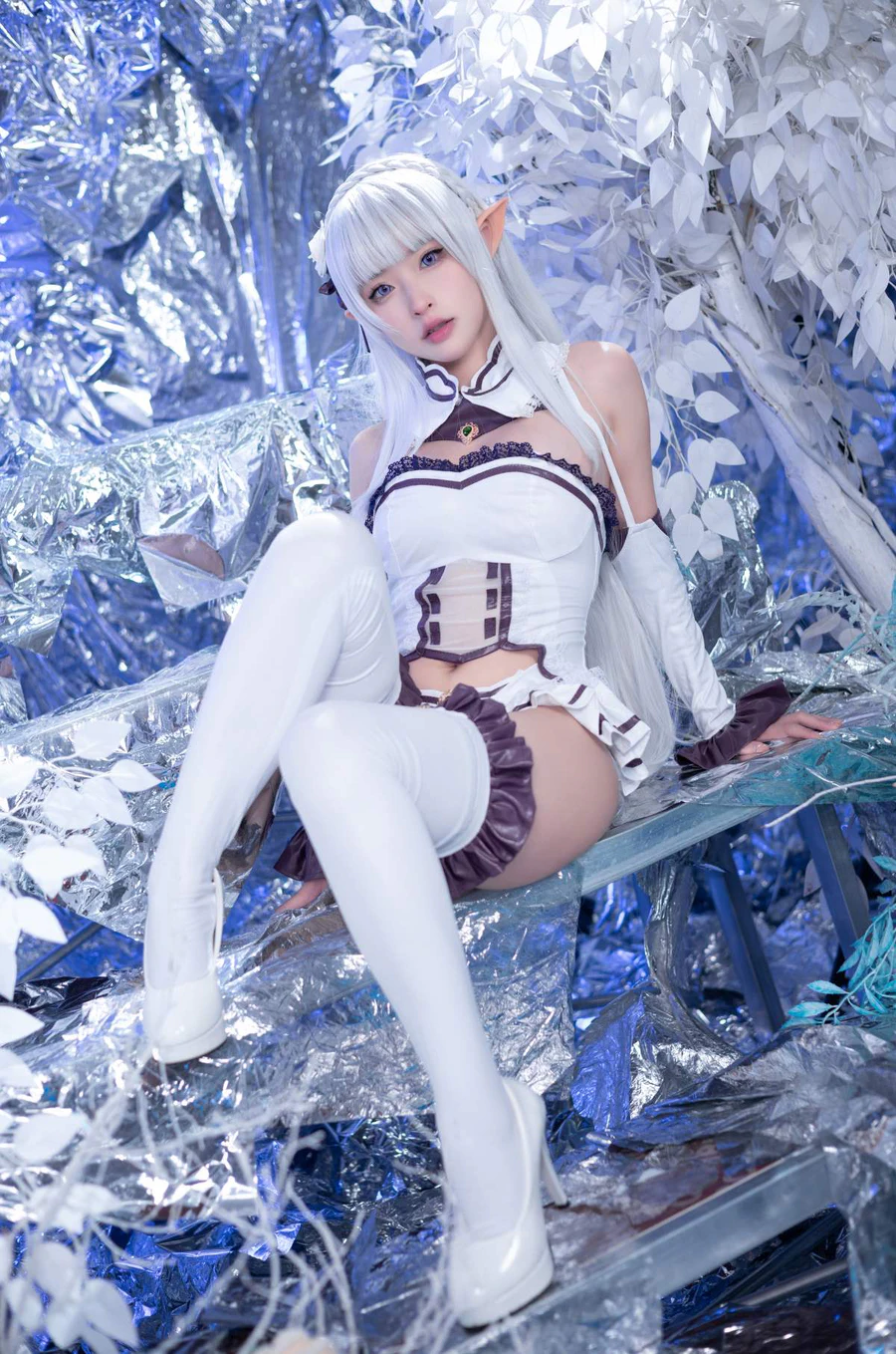 清水由乃 – 重生之我是艾米莉亚 Cosplay-第1张