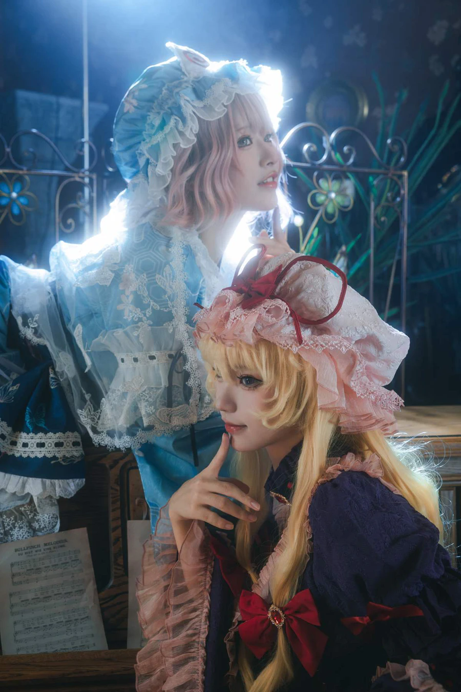 花柒Hana & 肃雨雨雨 – 八云紫 西行寺幽幽子 Cosplay-第1张