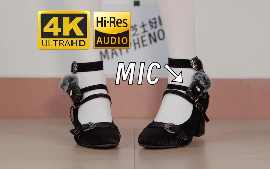 芝士好椰 NO.097 – 听！把麦克风别在鞋上！黑色维莉雅 ZSHY芝士好椰-第1张