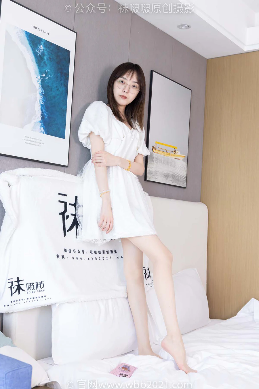 [BoBoSocks袜啵啵]NO.574 稚予-板鞋、白棉袜、薄肉丝 BoBoSocks袜啵啵-第2张