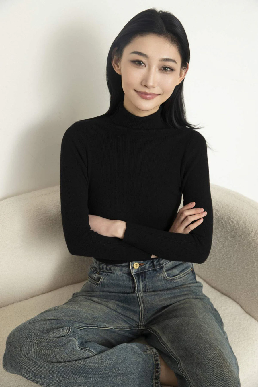 [YITUYU艺图语]2025.05.28 黑色毛衣 PENG YITUYU艺图语-第2张