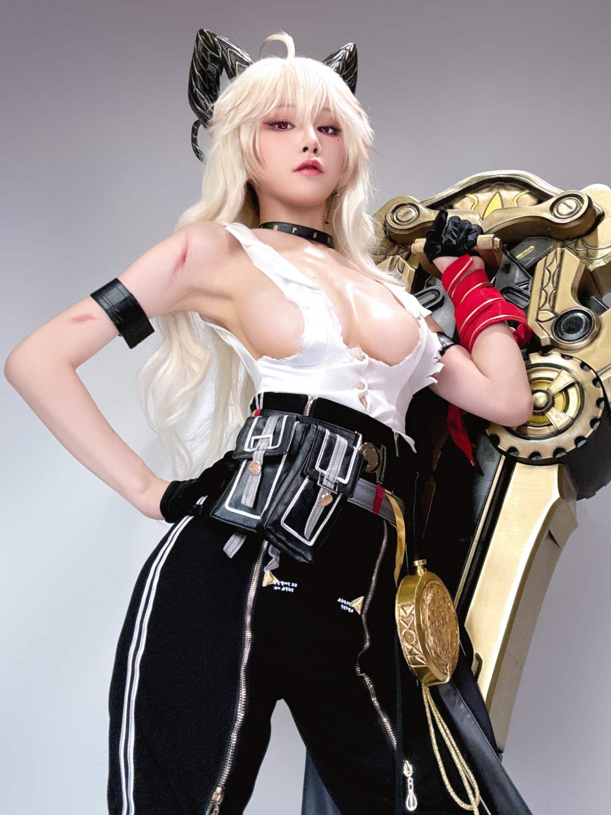 水淼aqua – 贊妮爆衣自拍 Cosplay-第1张