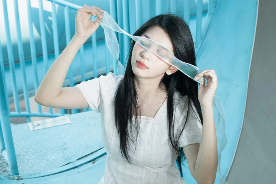 [YITUYU艺图语]2025.06.02 误入一场梦幻的蓝色秘境 曲奇_ YITUYU艺图语-第2张