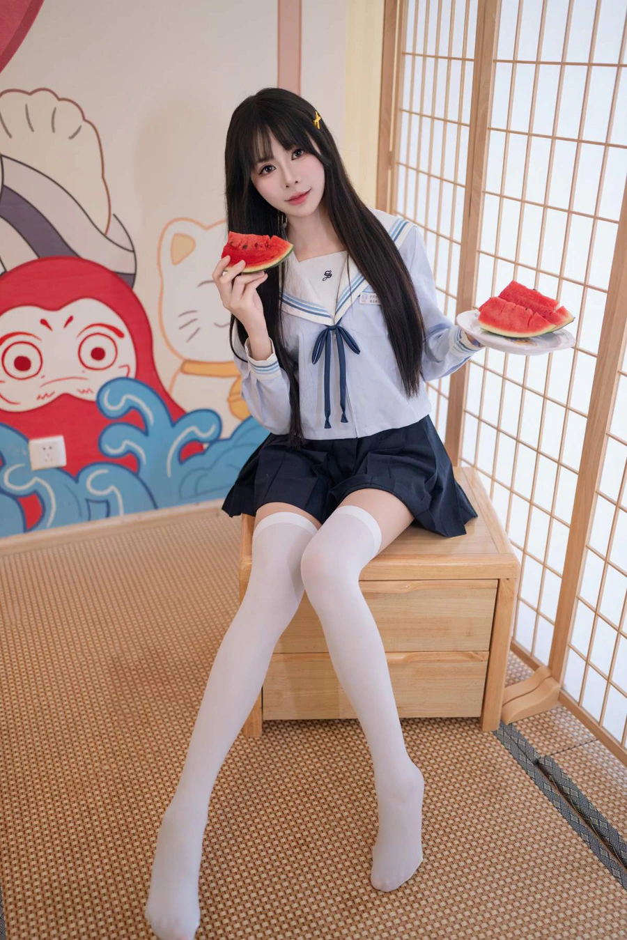 [拍了个就这] 吃了个迟 – 夏日呓语 Cosplay-第1张