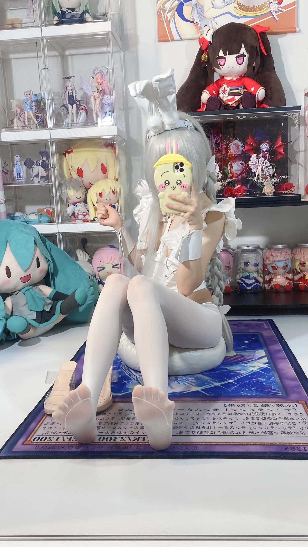 白栎Shirly – 碧蓝航线 恶毒 白兔 Cosplay-第1张