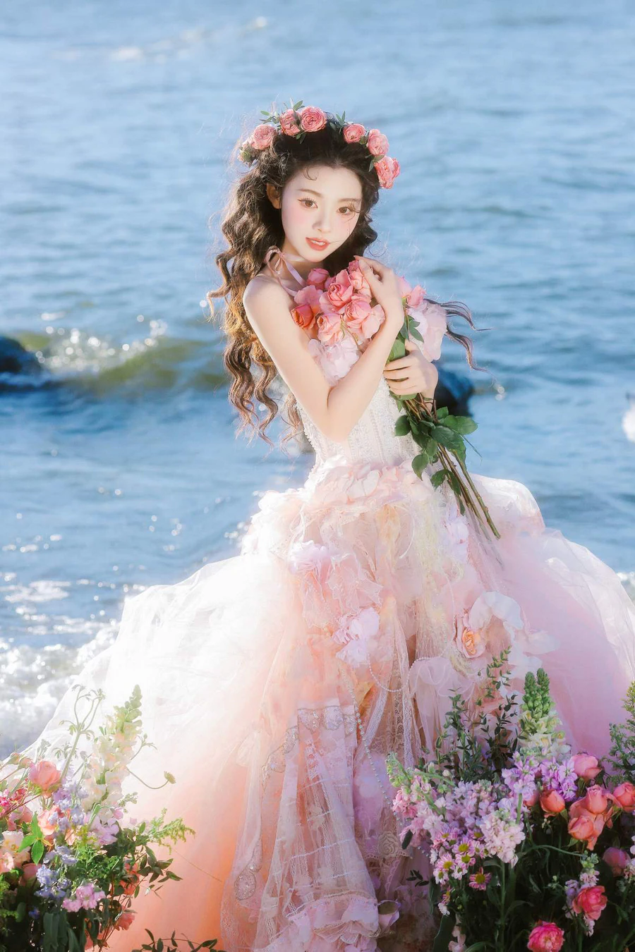[YITUYU艺图语]2025.06.07 海边的玫瑰公主 鹿离 YITUYU艺图语-第2张