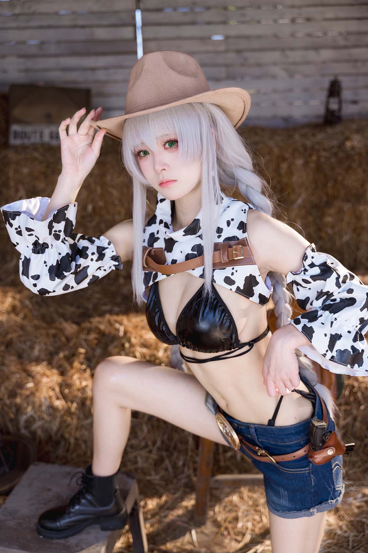 九柒喵 – 碧蓝航线 法戈 纯白热潮 Cosplay-第1张