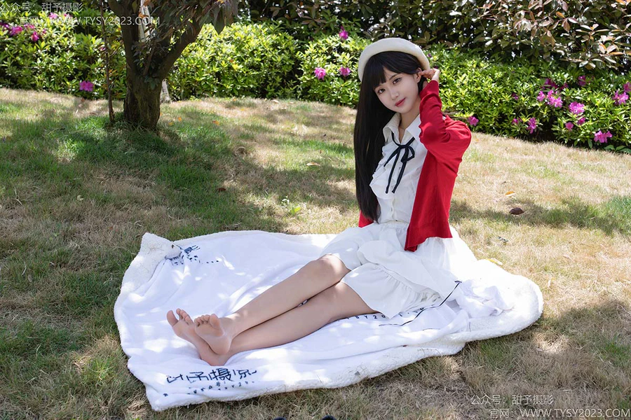 甜予摄影 NO.197 小甜桃-皮鞋、大腿袜、裸足 TYSY甜予摄影-第2张