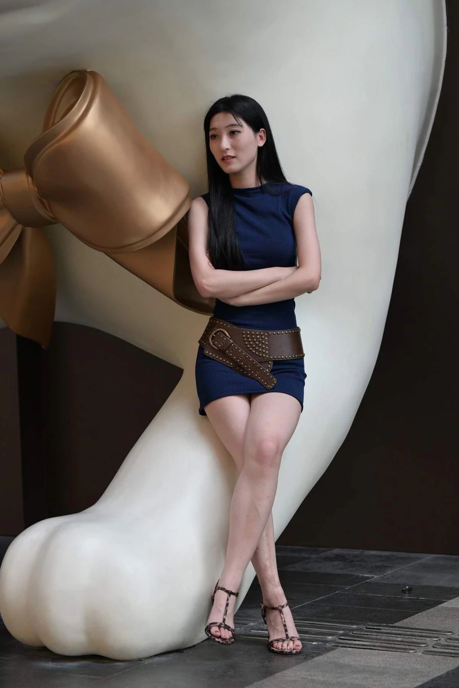 精选街拍作品 NO.4606 温婉裙装女子 街拍-第1张