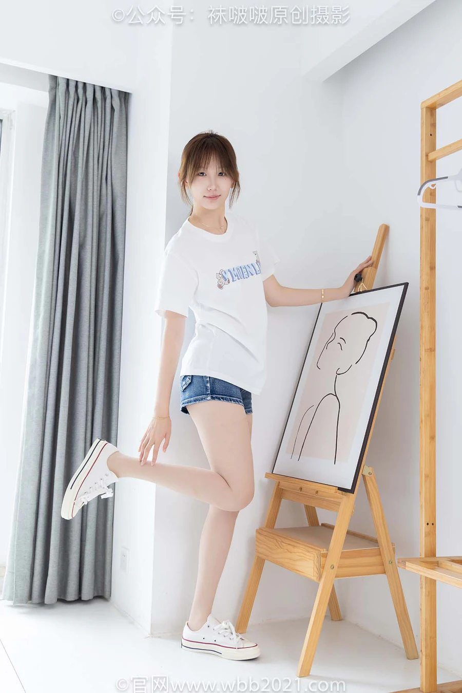 [BoBoSocks袜啵啵]NO.587 香菜-匡威帆布鞋、薄肉丝 BoBoSocks袜啵啵-第1张