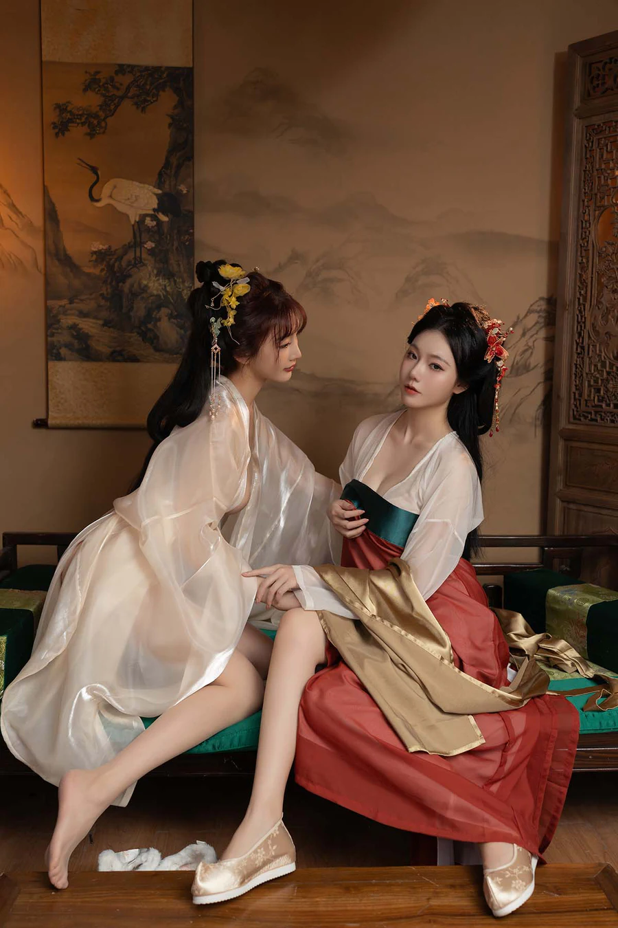 陆萱萱 & 安然anran – 闺蜜古装 JPJX极品精选-第1张